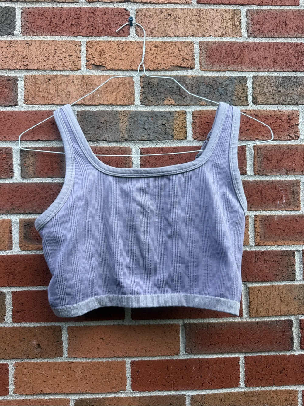 Aerie Move Seamless Longline Sports Bra Size XL Lavender Purple